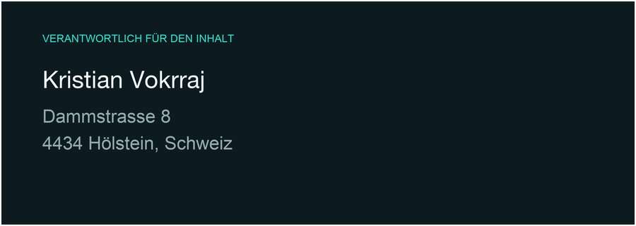 Kontaktangaben des Verantwortlichen