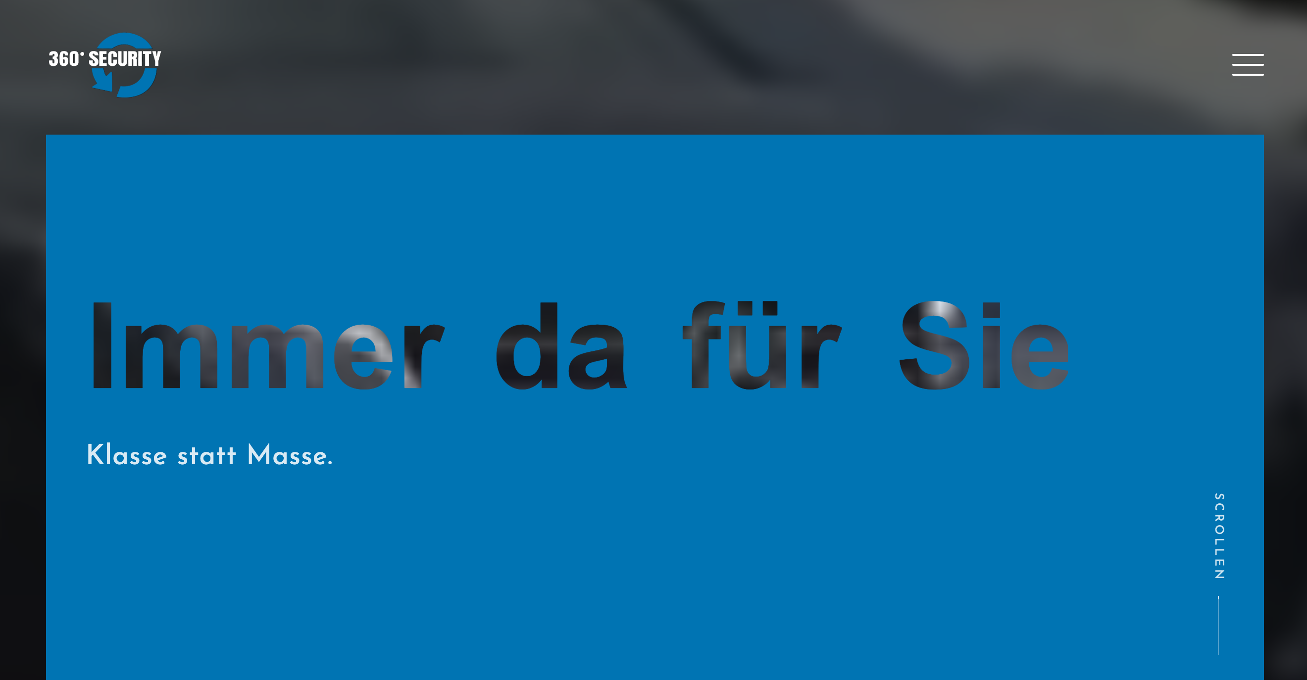 360° Security Webseite